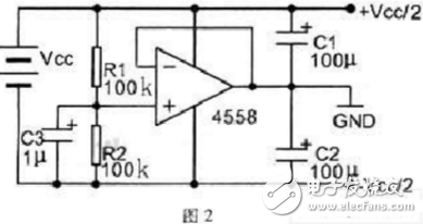 单电源转双电源电路图大全（压跟随器/振荡器/时基电路555无稳态电路）