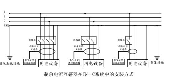 剩余電流互感器的安裝接線方法及注意事項