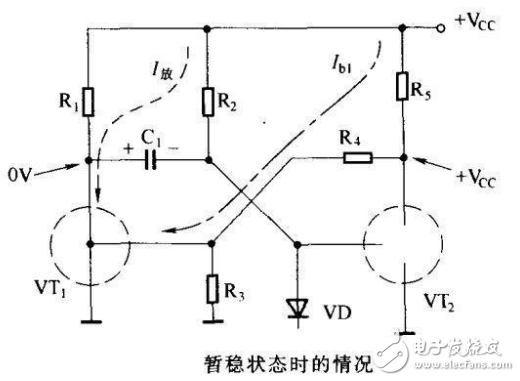 單穩態觸發器電路圖大全（555/LM324/晶體管/時基電路）