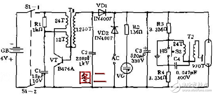 最全的照相機閃光燈電路圖大全（十款照相機閃光燈電路圖詳解）