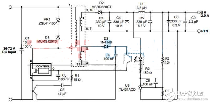 光耦開關電源電路圖大全（光電耦合器/可控精密穩壓源）