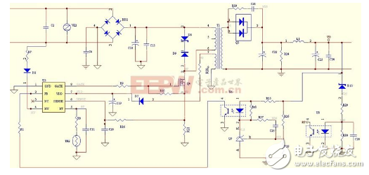 反激式开关电源电路图大全（高频变压器/反激式转换器/双环路反馈系统）