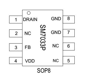 電壓可調(diào)節(jié)的驅(qū)動電源芯片SM7033P方案詳細(xì)應(yīng)用原理圖