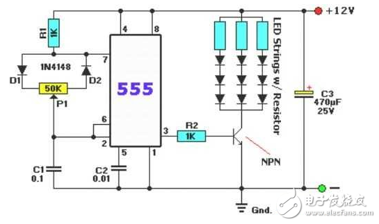 無極調(diào)光臺燈電路圖大全（脈寬調(diào)制/LS7232/紅外遙控調(diào)光電路）