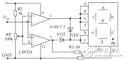 lm324應用電路大全（溫度控制器/振蕩器/帶通濾波器/斷電保護）
