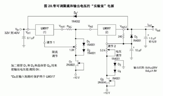 lm317中文资料详细（lm317引脚图及功能_工作原理及应用电路）