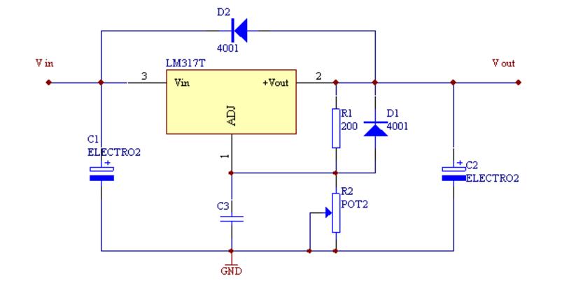 電壓穩壓器lm317應用電路圖大全(十二款lm317典型應用電路)