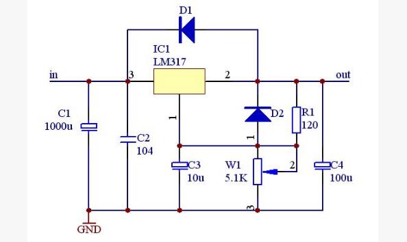 lm317中文资料详细（lm317引脚图及功能_工作原理及应用电路）