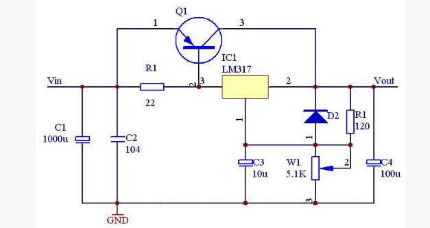 lm317中文资料详细（lm317引脚图及功能_工作原理及应用电路）