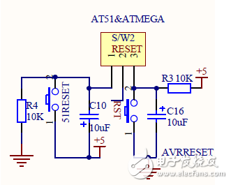 單片機(jī)上電復(fù)位電路圖大全