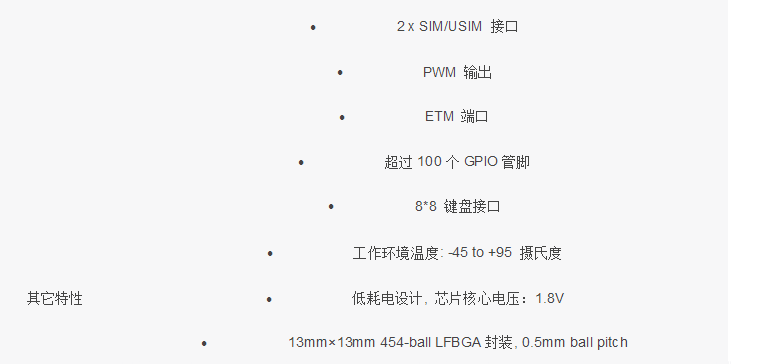 展讯SC8810的参数与功能介绍