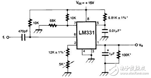 lm331中文资料汇总（lm331引脚图功能_内部结构参数及应用电路）