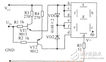译码器数码管电路图大全（74HC138/CD4511/74HC47/74HC164）