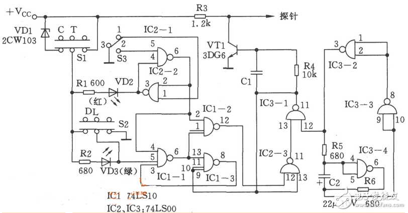 74ls10引脚图及功能_真值表和特性参数