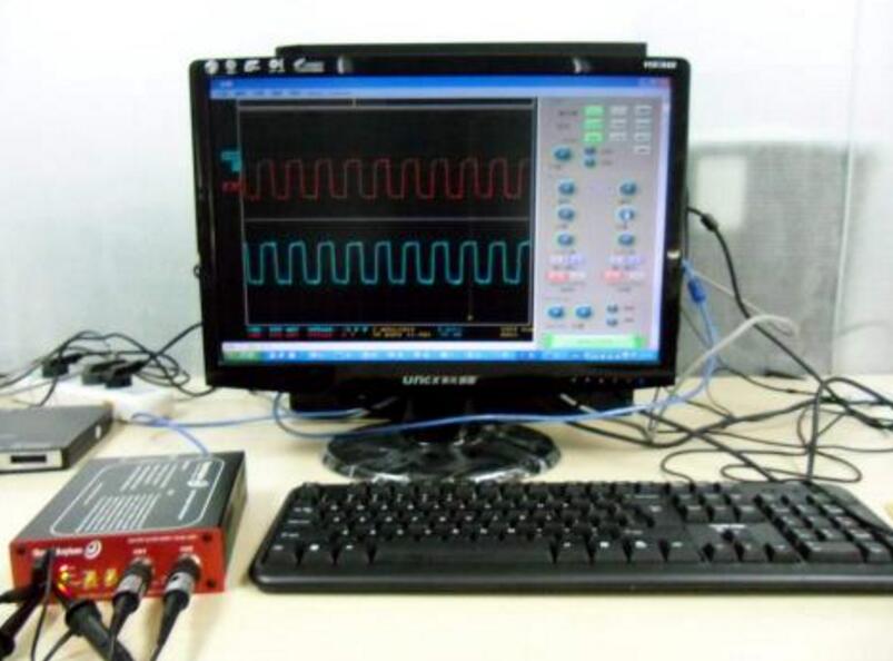 What is a virtual oscilloscope?