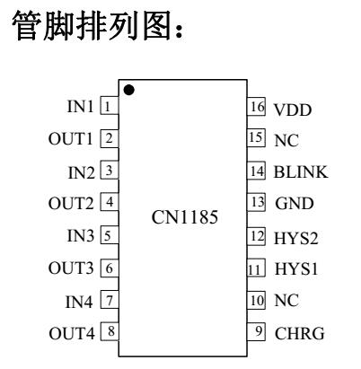 CN1185-4通道电量指示电路讲解