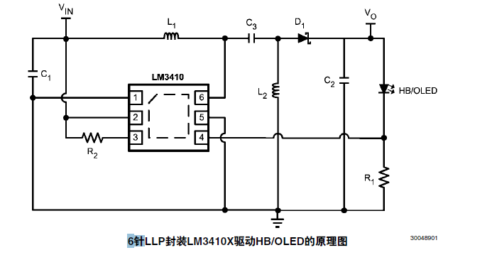 6针LLP封装的LM3410XSEPIC电路演示板中文资料