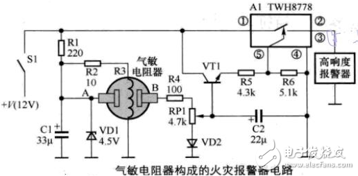 电子元件基础篇之气敏电阻(及作用,符号及,选型及电路)