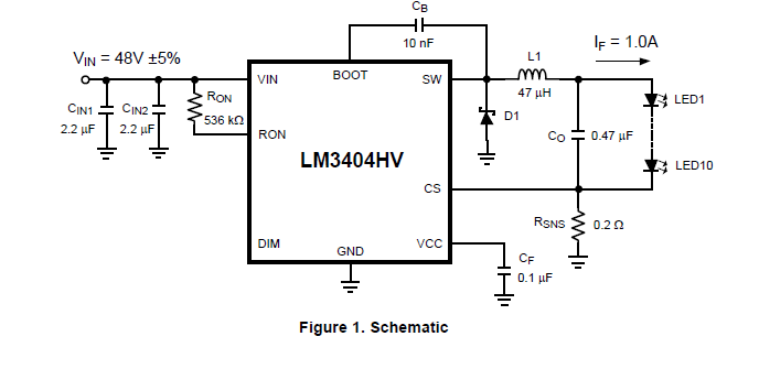 LM3404 / 04hv的介绍和热性能的测试