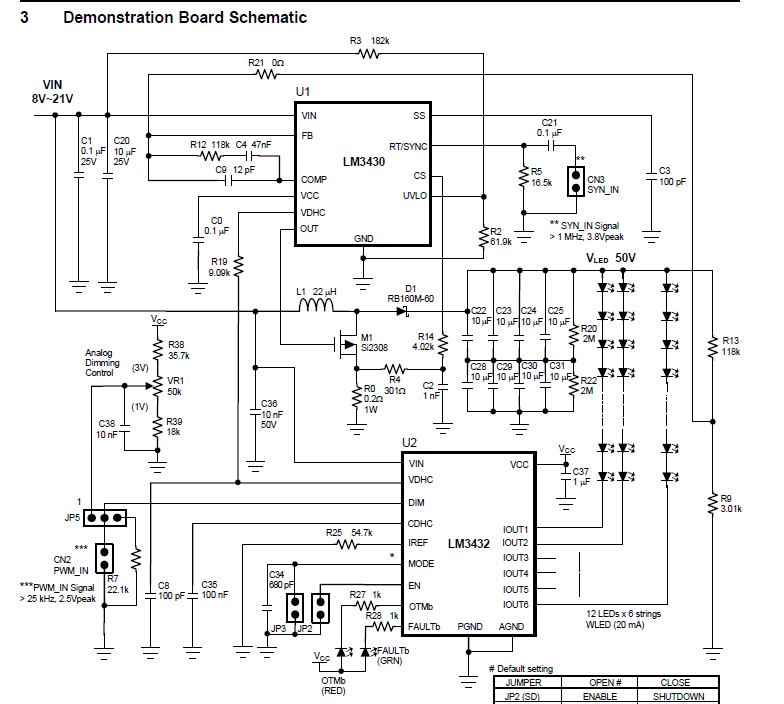 用lm3430 lm3432來進行LED背光解決方案