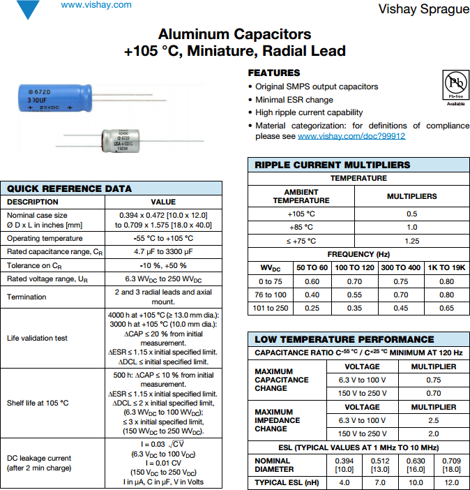 672D107H060EK5C高压电容器相关资料pdf下载