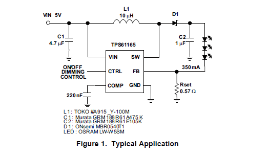 TI-TPS61165DRVT使用說明