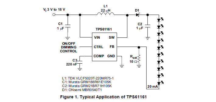 TI-tps61160芯片使用说明