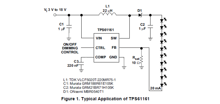 TI-tps61160芯片使用說明