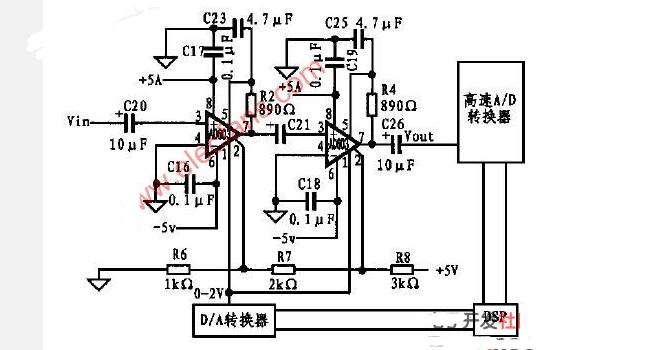 ad603应用电路图大全（ad603检测电路/放大电路/AGC电路）