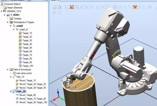 RobotStudio的介紹以及ABB機器人的位置及速度概述