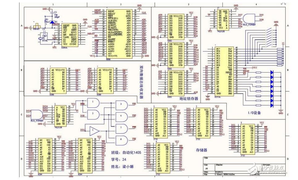 8086CPU中文资料汇总（8086引脚图及功能_工作原理及应用电路）