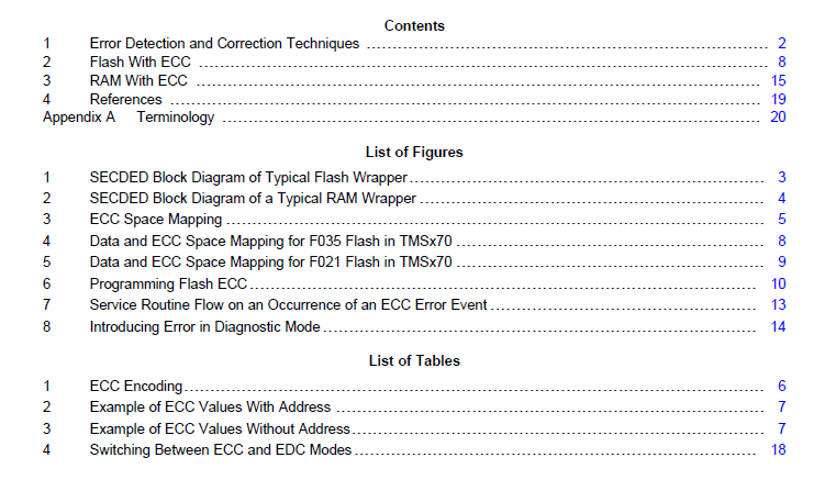 Flash和RAM的ECCtmsx70单片机的处理方法详细概述