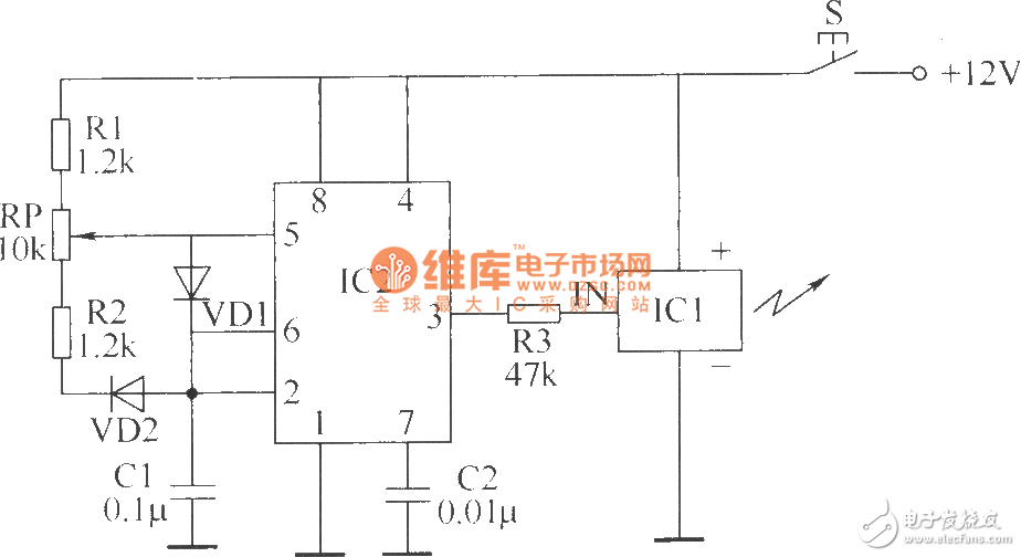 無(wú)線遙控開(kāi)關(guān)接線圖DIY制作