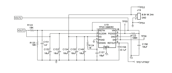 TMS320C6472 12-Vin 数字电源控制器和LDOs (8x C6472)功率参考设计
