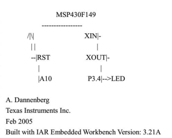 msp430单片机程序(LT-1BPrograms)