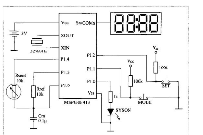 MSP430徽控制器系列讲座(2)基于SlopeAD实现的超低功耗温度控制仪
