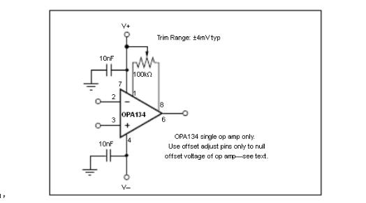 opa2134中文資料匯總（opa2134引腳圖及功能_內部結構及應用電路）