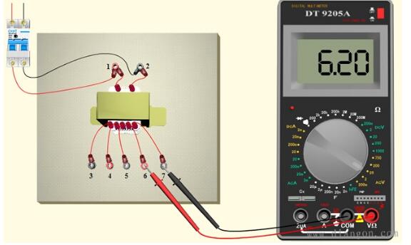 万用表怎么测量和判断交流电压和零火线
