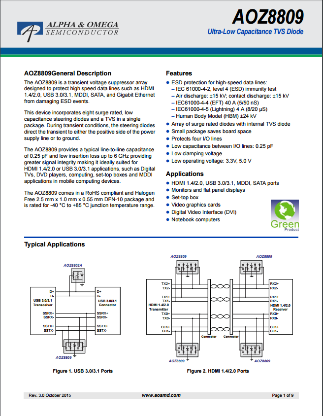 AOZ8809DI-05tvs二极管资料文档下载.pdf