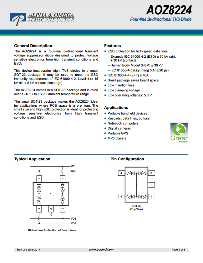 AOZ8224CI-05tvs二極管資料文檔下載.pdf