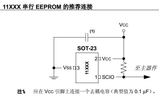 Microchip兼容UNI/O®总线串行EEPROM的建议用法