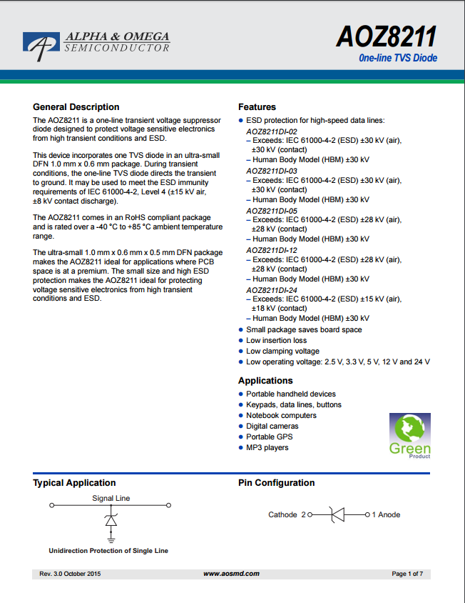 AOZ8211DI-24tvs二极管资料文档下载.pdf