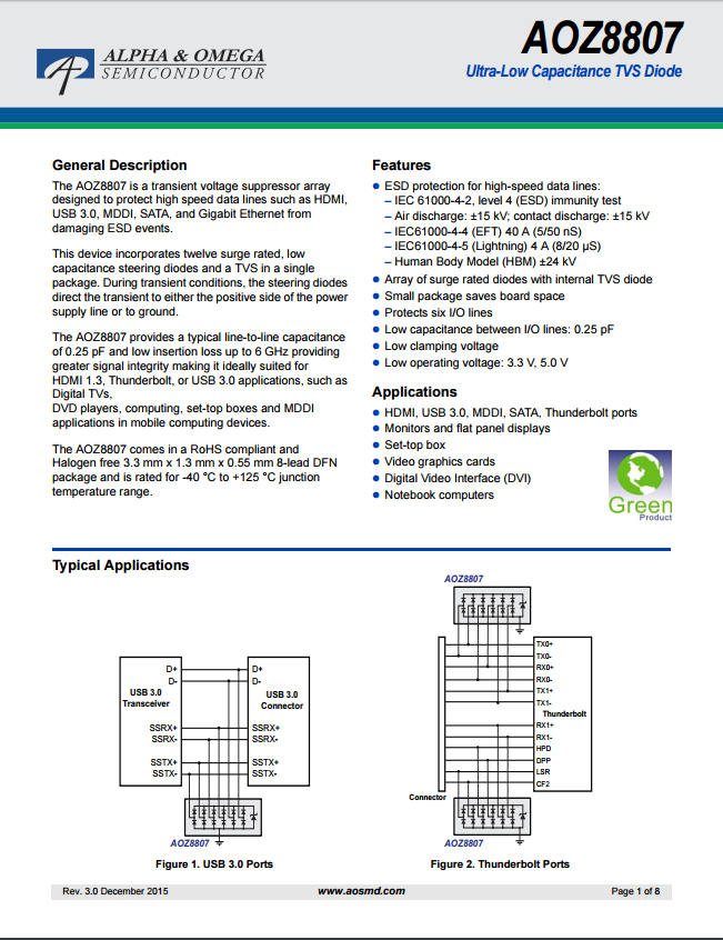 AOZ8807DI-05tvs二极管资料文档下载.pdf