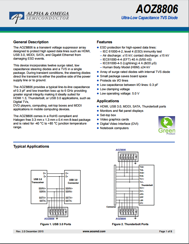 AOZ8806DI-03tvs二極管資料文檔下載.pdf