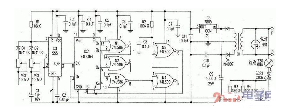 74ls86中文資料匯總（74ls86引腳圖_內部邏輯圖及應用電路）