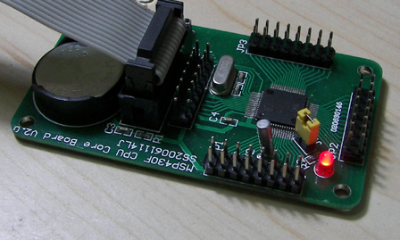 MSP430单片机控制IO口操作之LED灯闪烁
