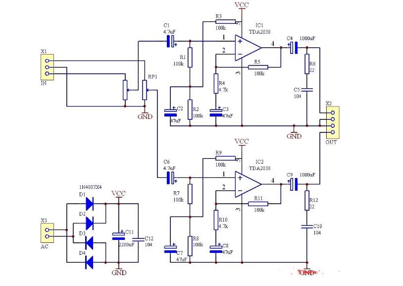 tda2030应用电路图大全