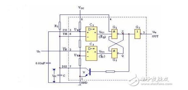 555電路水位排污控制器（六款555定時(shí)器典型電路）