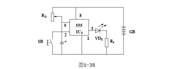 555電路水位排污控制器（六款555定時器典型電路）