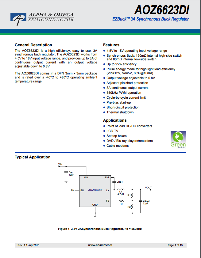 AOZ6623DI芯片资料文档下载.pdf